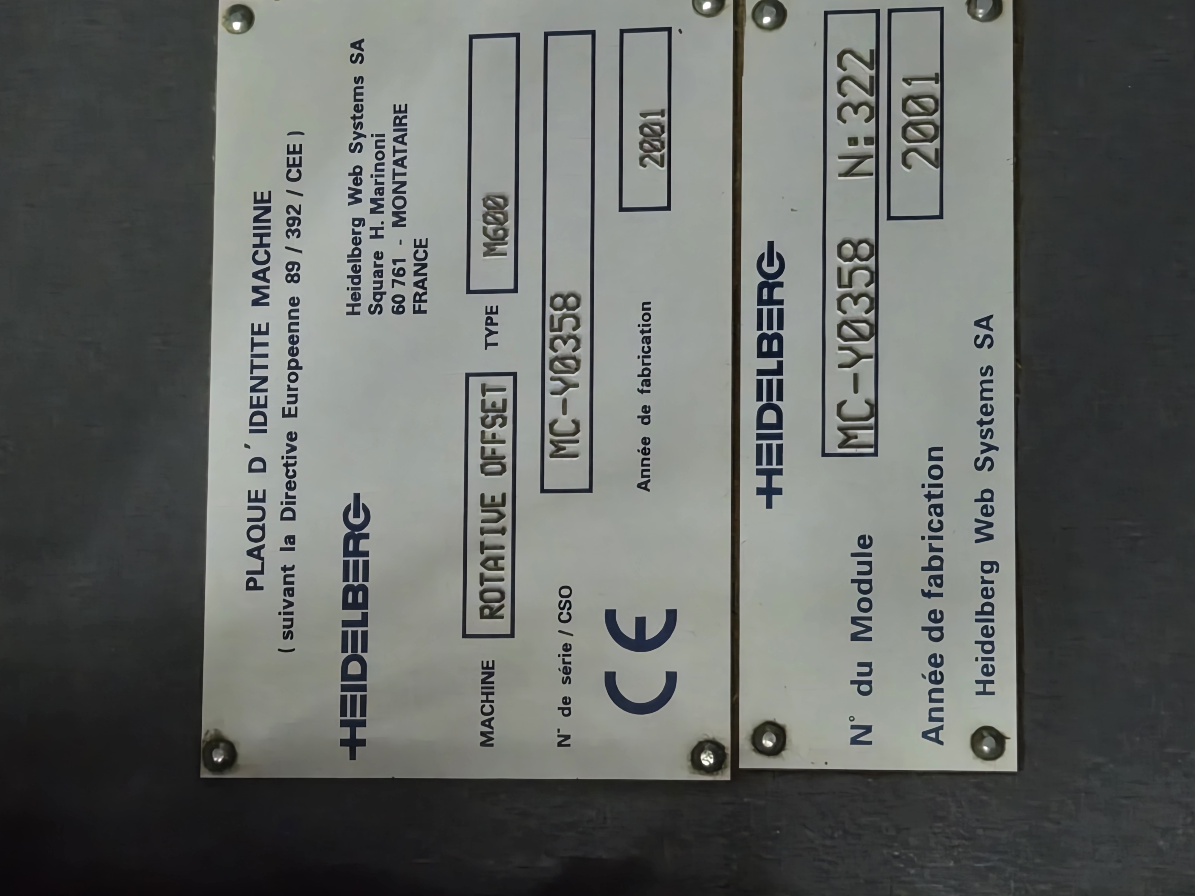 Goss M600 2001